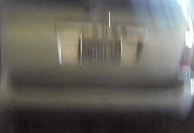 Blurry vehicle.