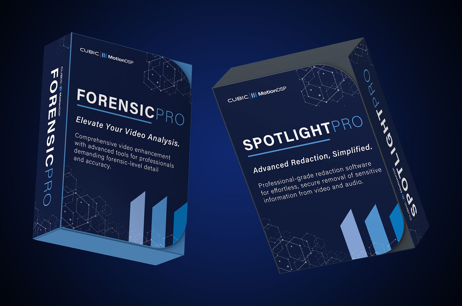 Forensic Pro and Spotlight Pro software.