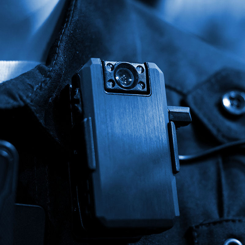 Police officer body camera.